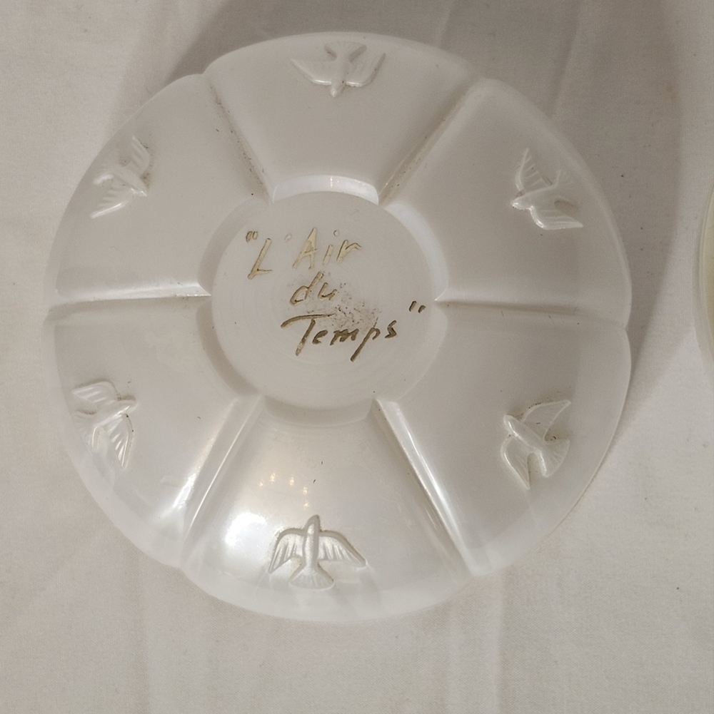 Vintage Parfums Nina Ricci Dusting Powder Empty Round Box & Cover Collectable